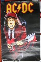 AC/DC 2 Vintage 1988 Large Posters Angus Young U.S. Prints 35*23 Inch Fair Cond - £40.02 GBP
