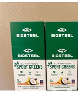 Lot of 2 Biosteel Superfood Sport Greens Packets 12 Packets Pineapple Co... - £22.06 GBP