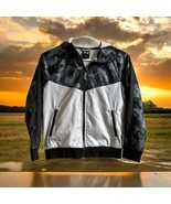 Russell Reflective Athletic Gray Black Camo Hooded Wind Jacket Youth L 1... - $18.31 CAD