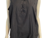 NWT Lauren Ralph Lauren Black Sleeveless Collared Blouse Size 2X - $47.49