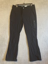 Columbia Outdoor Bootcut pants sz 10/42 Nylon Black stretch Advanced Rep... - $16.93