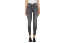 J BRAND Women&#39;s CAROLINA Super High Rise Skinny Jeans Grey Size 26 - £29.15 GBP