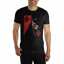 DC Comics Batman Shadows with Harley Quinn T-Shirt Black - £16.83 GBP