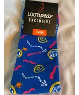 Saved by the Bell Crew Socks Loot Wear Exclusive New Shoe Size 6-12 Adult - $265.90 MXN