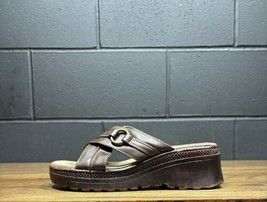 Vintage MUDD Mark Chunky Brown Y2K 90’s Platform Sandals Women’s 8.5 M - £31.94 GBP