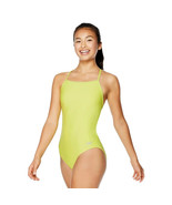 GENUINE Speedo Solid The One Back Onepiece Female Training Swimsuit Acid... - $36.32