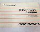 1998 Toyota Sienna Owners Manual [Paperback] Toyota - £17.75 GBP