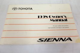 1998 Toyota Sienna Owners Manual [Paperback] Toyota - £17.69 GBP