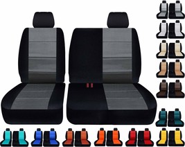 Car seat covers fits 95-99 Chevy C/K 1500 truck 60/40 Front bench with Headrests - £70.76 GBP