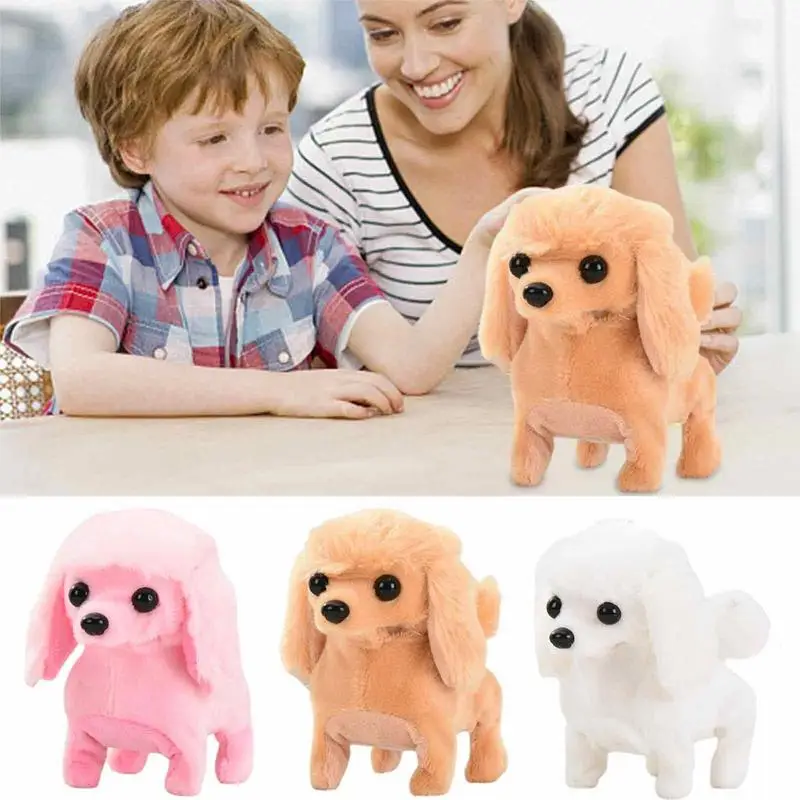 Electric Toy Dog Simulation Electronic Pet Cute Puppy Plush Doll Wagging Toys - £13.27 GBP+