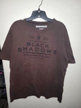 Vintage 2000s Y2K Sean Jean  Double Black Shadows Tee Shirt L - £15.82 GBP