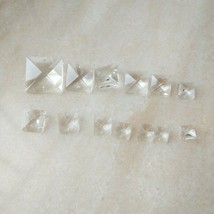 20Pcs 14~30MM Square Crystal Loose Bead Prism Chandelier 2hole Home Curt... - $6.98+