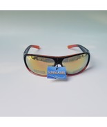 Sunglasses UV Protection Polycarbonate lens full frame wrap around black... - $20.90