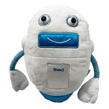 Shaw BUD Earbud Plush Robot Mascot Cable Television  9 inch Tall - £27.14 GBP