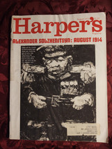 Harper&#39;s August 1972 Alexander Solzhenitsyn Brit Hume - £6.90 GBP