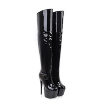 Red Over the Knee Boots Women Platform Autumn Winter Women&#39;s High Boots Shoes Se - $121.03