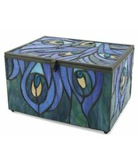 Large/Adult 200 Cubic Inch Stained Glass Paragon Cremation Urn - Peacock - £295.50 GBP