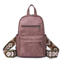 Vintage PU Leather Convertible Backpack Crossbody Bags Women Fashion Guitar Stra - £85.69 GBP