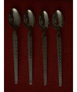 Set of 4 Vintage Hanford Forge Trocadero Stainless Steel Iced Tea Spoons... - €20,95 EUR