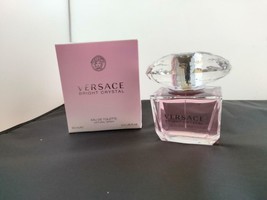 Versace Bright Crystal Eau De Toilette Edt Spray 3.0 Floz 90ml Nos Box Munched - $40.00