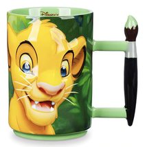 Drink Ware Disney Parks Lion King Paintbrush Mug - Simba, Pumba, Timon, Multicol - £27.80 GBP