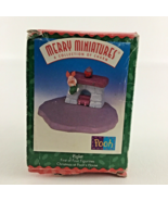 Hallmark Christmas At Pooh&#39;s House Merry Miniatures Piglet #1 Figurine 1... - £15.53 GBP