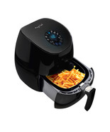 3.5 Quart Air Fryer Multicooker 7 Settings in Sleek Black - £84.16 GBP