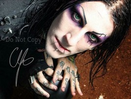 Chris Motionless Signed Poster Photo 8X10 Rp Autographed Picture In White - £15.42 GBP