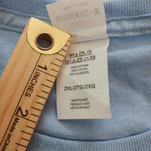 Hanes Authentic Together Leader Save Lives Men's Blue Cotton T-Shirt Size 2XL image 4