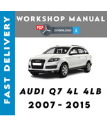AUDI Q7 4L 4LB 2009 2010 2011 2012 2013 2014 2015 SERVICE REPAIR WORKSHOP MANUAL - £6.28 GBP