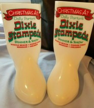 Christmas at Dolly Parton&#39;s Dixie Stampede Plastic Boot Mugs (Set of 2) - £9.30 GBP