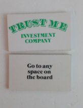 1981 Trust Me Board Game Replacement Parts Trust Me Cards - £3.86 GBP