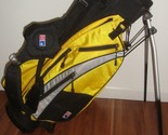 USKG Champion Stand Golf Bag US Kids Golf Yellow W/ Straps 4 Way Divider... - $39.59