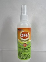 OFF! Botanicals Plant-Based Deet Free Insect Repellent Mosquito Spray 4oz - $4.99
