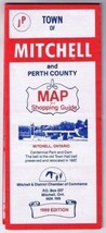Ontario Town of Mitchell Map &amp; Shopping Guide 1989 Chamber of Commerce - £1.68 GBP