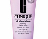 2 x Clinique All About Clean Foaming Facial Soap Very Dry to Dry Combo F... - £23.90 GBP