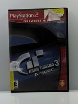 Gran Turismo 3 A-Spec Sony PlayStation 2 Greatest Hits (2001) W/ Manual - £5.86 GBP