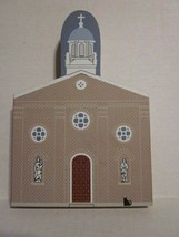 Vintage 1994 The Cat&#39;s Meow Chapel of the Immaculate Conception Wood Rendering - £4.81 GBP
