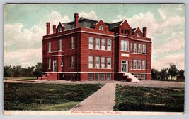 Public School Building Alva Oklahoma OK 1915 DB Postcard K7 - £9.23 GBP