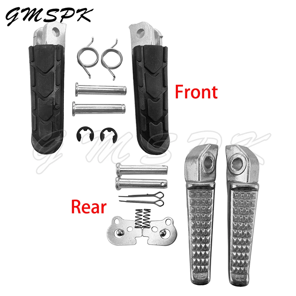 Motorcycle Front and Rear Foot Pegs Pedal Footrests Fit for Honda CB400 ... - $19.90+