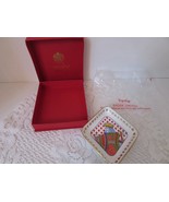 SPODE CHINA PIN DISH KING OF DIAMONDS 4.5&quot; BOXED MADE IN ENGLAND - €10,96 EUR
