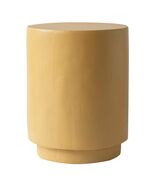 LeisureMod 14 Wide Round Side Table in Fiberstone with Travertine/Paint... - €97,44 EUR+