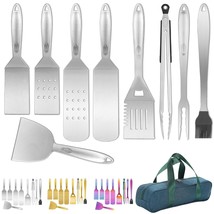 Grill Accessories Kit 9 Piece, Griddle Accessories Tools Set, Stainless Steel Wi - £42.99 GBP