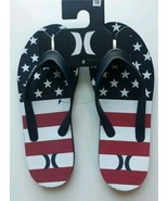 Hurley Men&#39;s Sandals USA style Size 10 Flip-Flops NEW - $16.82
