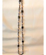 Vintage Brown &amp; Pink Pearl Beaded Neckace - $64.28 CAD