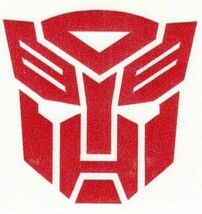 REFLECTIVE Transformers RED Decal Sticker fire helmet window RTIC - £2.75 GBP+