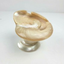 Vintage Nautilus Shell Art Ashtray Seashell Art Deco Hand Made Tahiti Tropical - £27.95 GBP