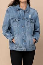 Women&#39;s Risa Oversized Denim Jacket - £43.73 GBP