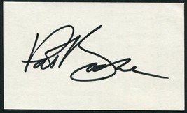 PAT BOONE SIGNED 3X5 INDEX CARD LOVE LETTERS IN THE SAND APRIL LOVE MOOD... - £14.12 GBP