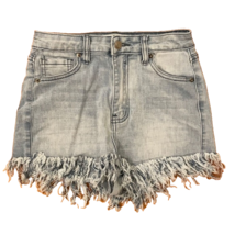 Ocean Drive Denim Jean Shorts Womens Junior Size 1  Fringe Festival Casual - £11.35 GBP